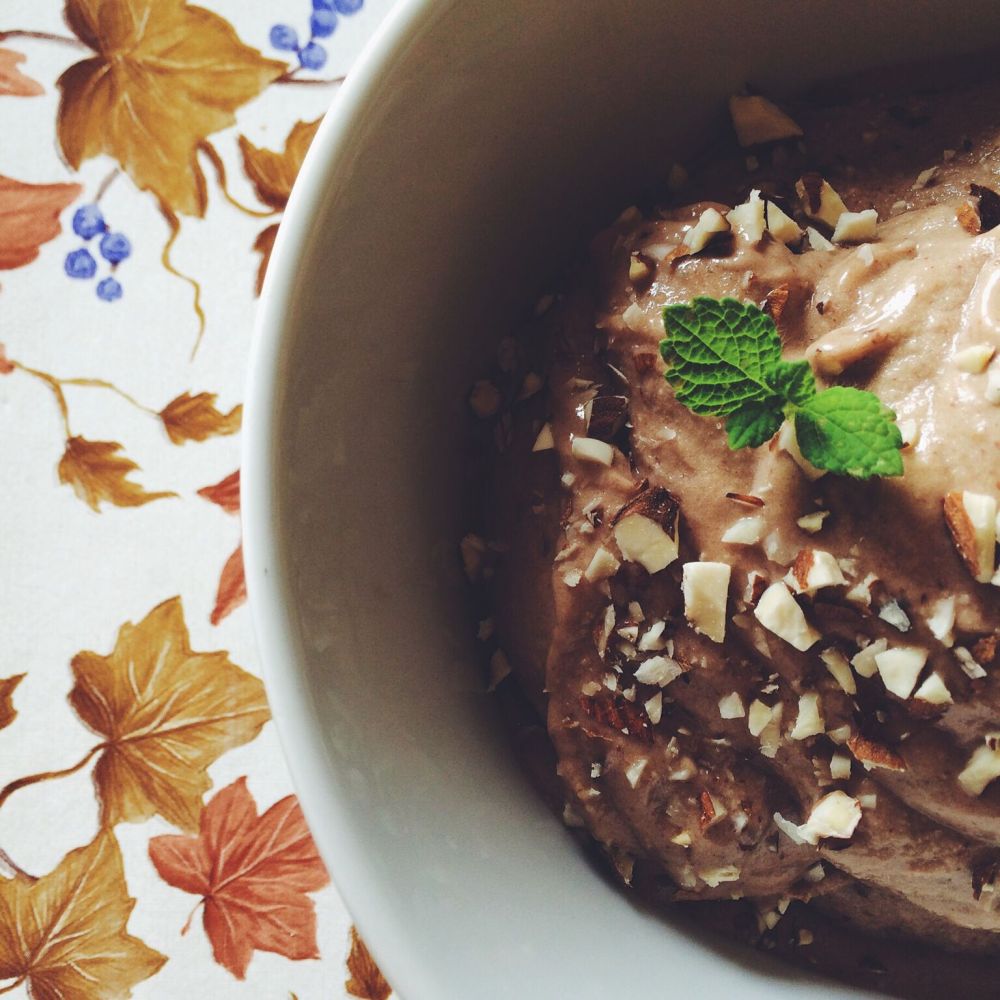 bananin sladoled čokolada