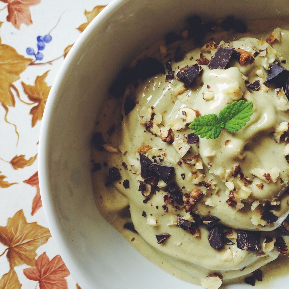 bananin sladoled matcha