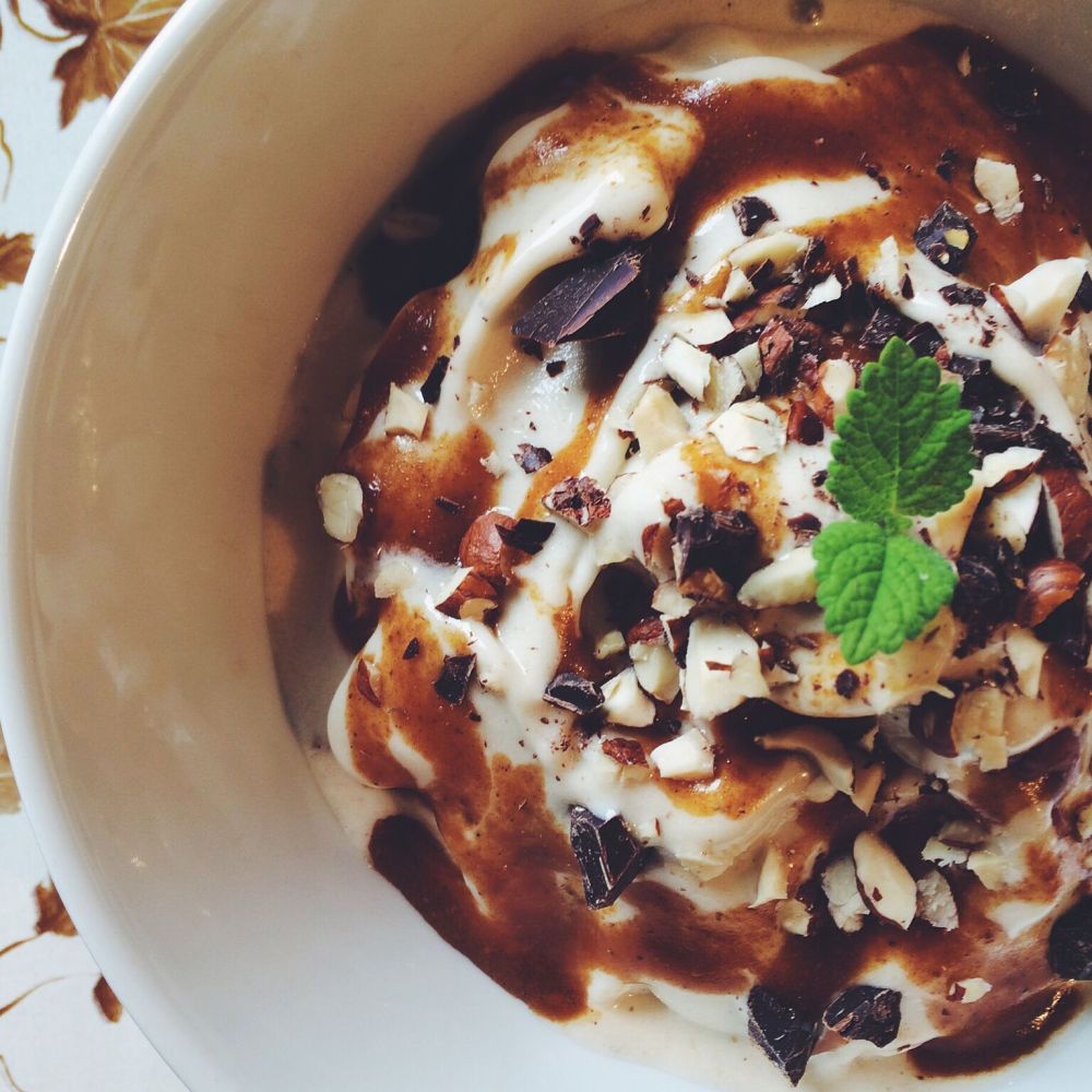 bananin sladoled oreh